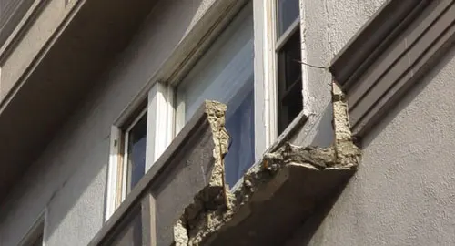 Earthquake Damage Concrete Repair